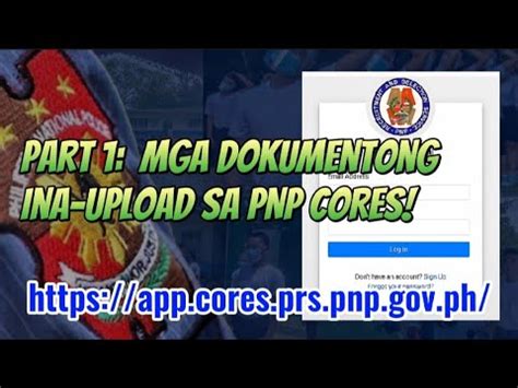 cores pnp|PNP CORES TUTORIAL Part 1: Mga Documents na ina.
